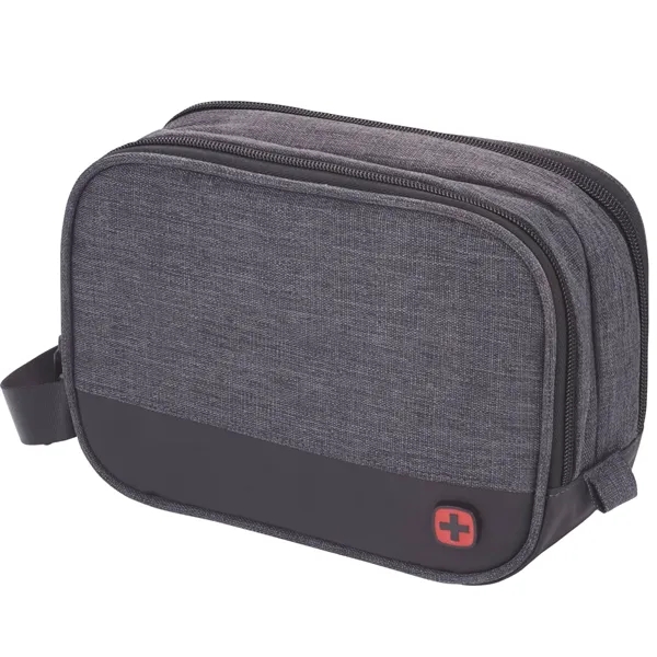 4" x 7" x 9.5" dual compartment dopp kit.... from ASI 66887 PCNA / Leeds