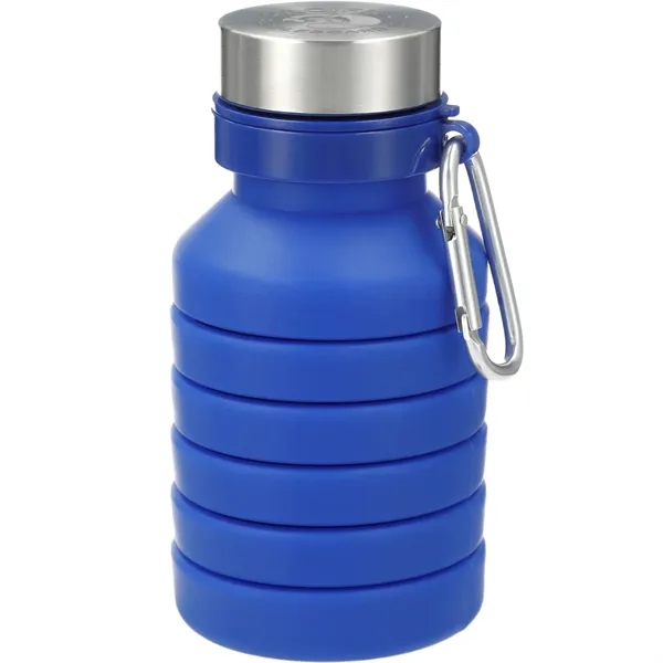 18 oz. collapsible bottle made of silicone with stainless steel lid... from ASI 66887 PCNA / Leeds