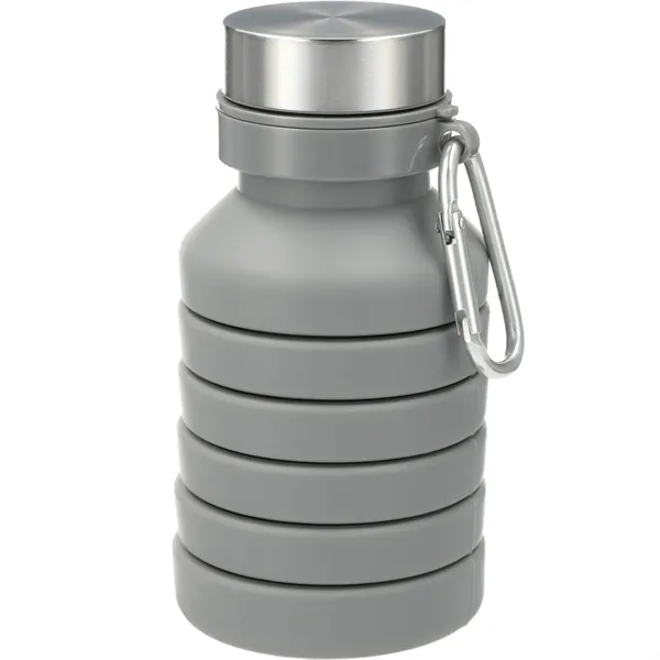 18 oz. collapsible bottle made of silicone with stainless steel lid... from ASI 66887 PCNA / Leeds