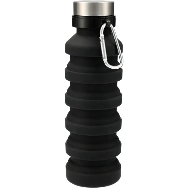 18 oz. collapsible bottle made of silicone with stainless steel lid... from ASI 66887 PCNA / Leeds