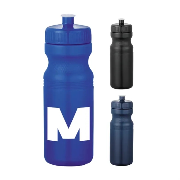 24 oz. squeezable sports bottle with twist-on lid and push-pull drinking... from ASI 66887 PCNA / Bullet