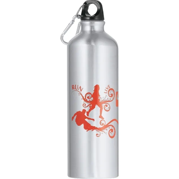 26 oz. aluminum bottle with screw-on lid and carabiner.... from ASI 66887 PCNA / Leed’s