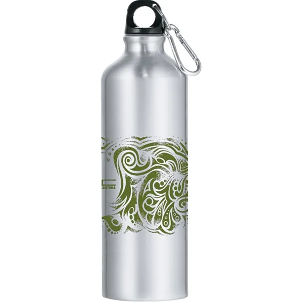 26 oz. aluminum bottle with screw-on lid and carabiner.... from ASI 66887 PCNA / Leed’s