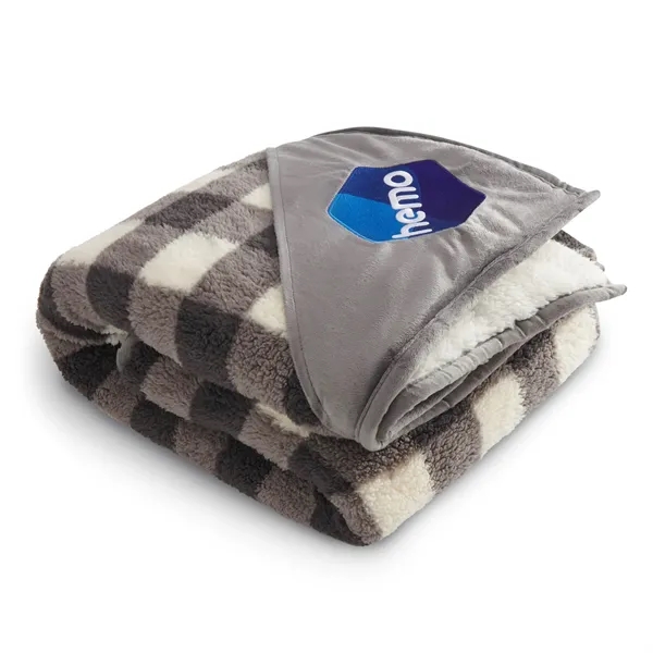 50" x 60" blanket with plaid pattern... from ASI 66887 PCNA / Leeds