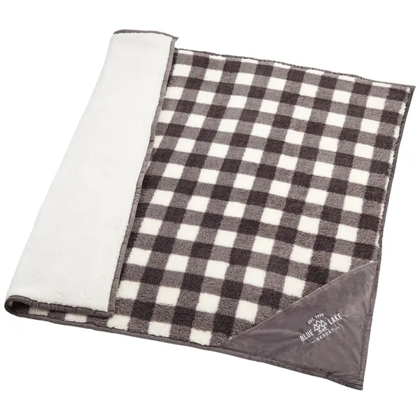 50" x 60" blanket with plaid pattern... from ASI 66887 PCNA / Leeds