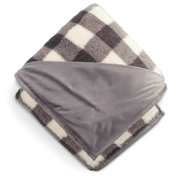50" x 60" blanket with plaid pattern... from ASI 66887 PCNA / Leeds