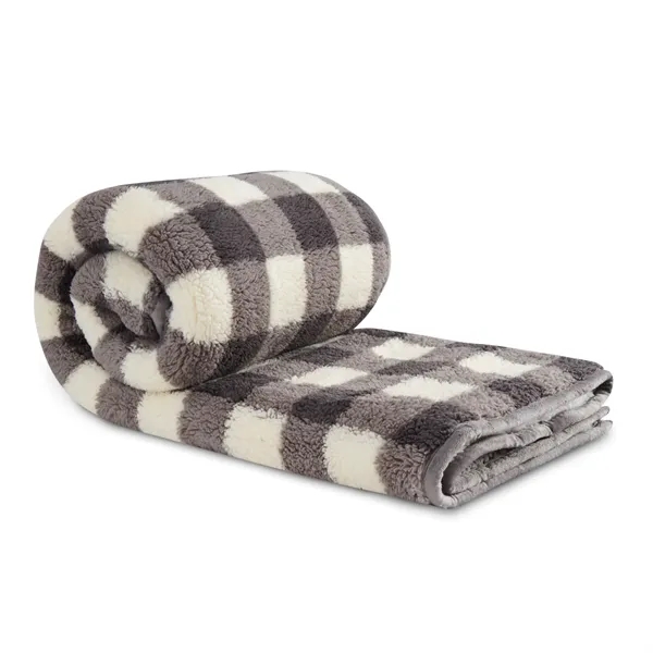 50" x 60" blanket with plaid pattern... from ASI 66887 PCNA / Leeds