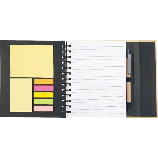 Spiral notebook with pen, sticky notes and tape flags.... from ASI 66887 PCNA / Bullet