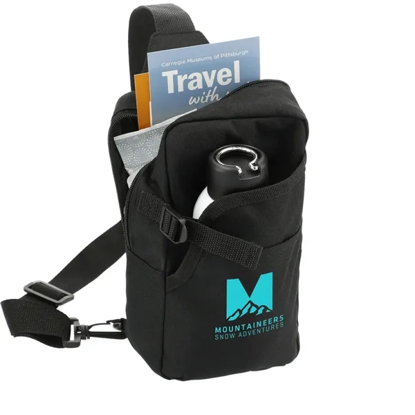 3" x 9.5" x 5.5" sling bag with bottle pocket.... from ASI 66887 PCNA / Bullet