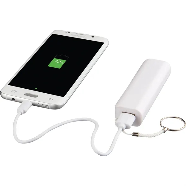 1200mAh power bank with rechargeable lithium-ion battery... from ASI 66887 PCNA / Bullet