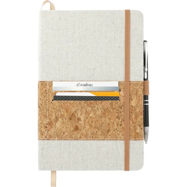 5.5" x 8.5" notebook with a bookmark and elastic closure... from ASI 66887 PCNA / Bullet