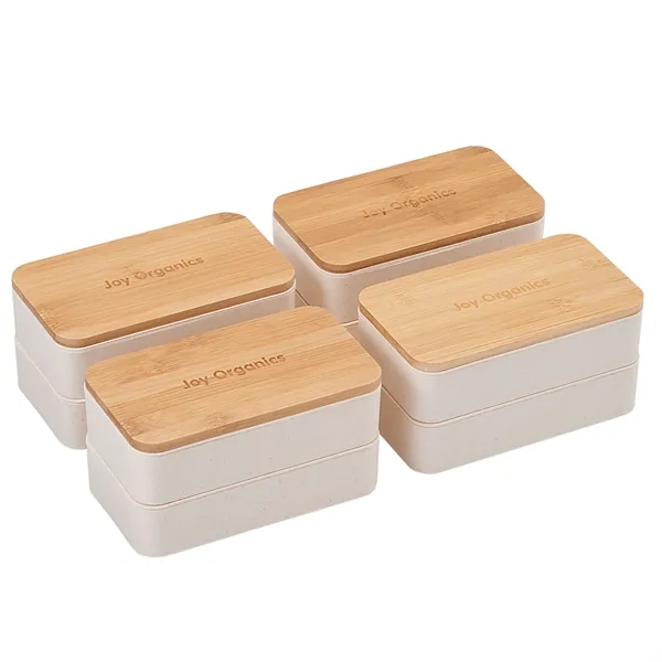 Stackable Bamboo Fiber Bento Box... from ASI 66887 PCNA / Leeds