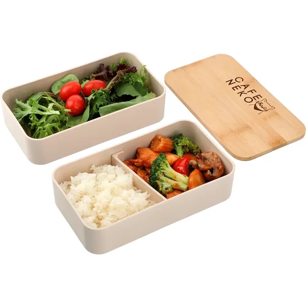 Stackable Bamboo Fiber Bento Box... from ASI 66887 PCNA / Leeds