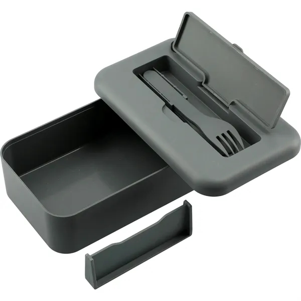 Bamboo lunch box with 3 piece utensil set.... from ASI 66887 PCNA / Leeds