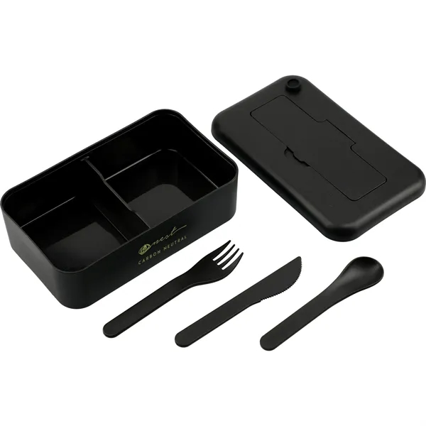 Bamboo lunch box with 3 piece utensil set.... from ASI 66887 PCNA / Leeds