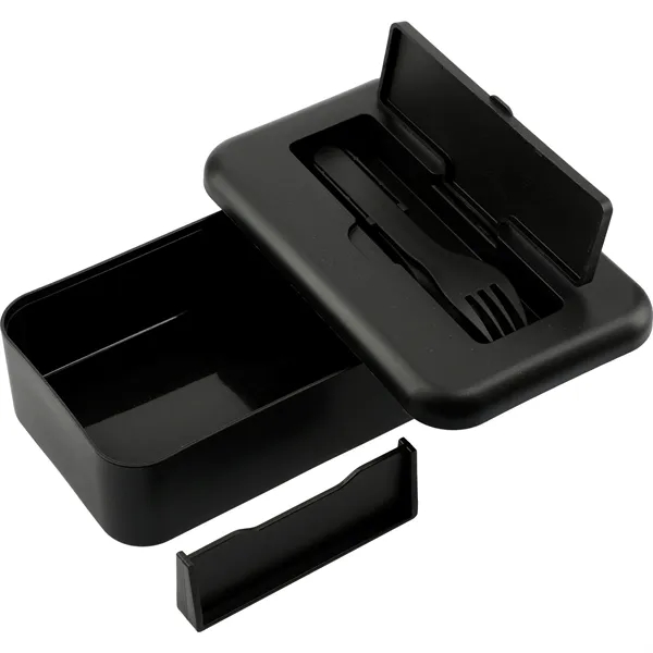 Bamboo lunch box with 3 piece utensil set.... from ASI 66887 PCNA / Leeds