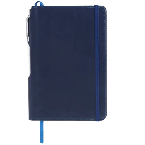 6" x 8.5" hard cover notebook with pen, ribbon marker and... from ASI 66887 PCNA / Bullet