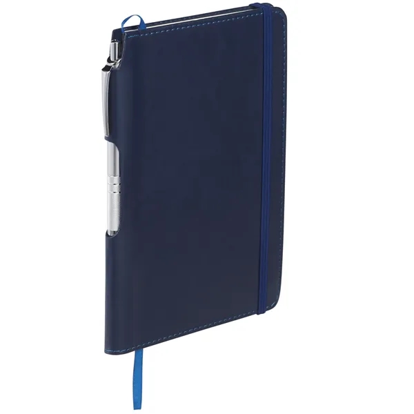 6" x 8.5" hard cover notebook with pen, ribbon marker and... from ASI 66887 PCNA / Bullet