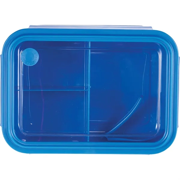Food storage bento box with two food compartments and one built-in... from ASI 66887 PCNA / Leeds