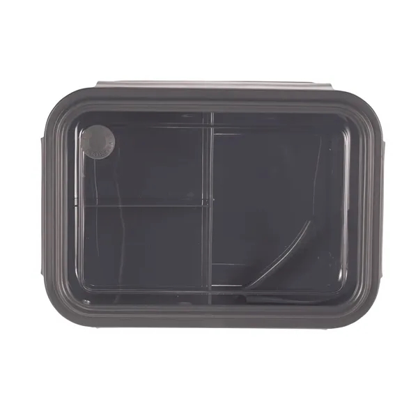 Food storage bento box with two food compartments and one built-in... from ASI 66887 PCNA / Leeds