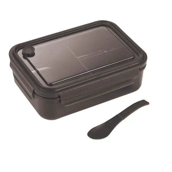 Food storage bento box with two food compartments and one built-in... from ASI 66887 PCNA / Leeds