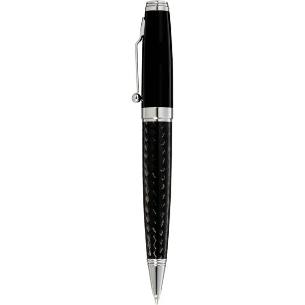 Twist-action ballpoint pen with chrome accents and black ink.... from ASI 66887 PCNA / Leeds