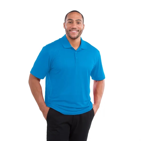 Men's short sleeve polo shirt with moisture wicking fabric.... from ASI 66887 PCNA / Trimark