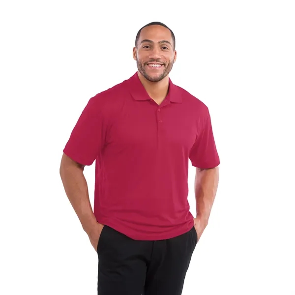 Men's short sleeve polo shirt with moisture wicking fabric.... from ASI 66887 PCNA / Trimark