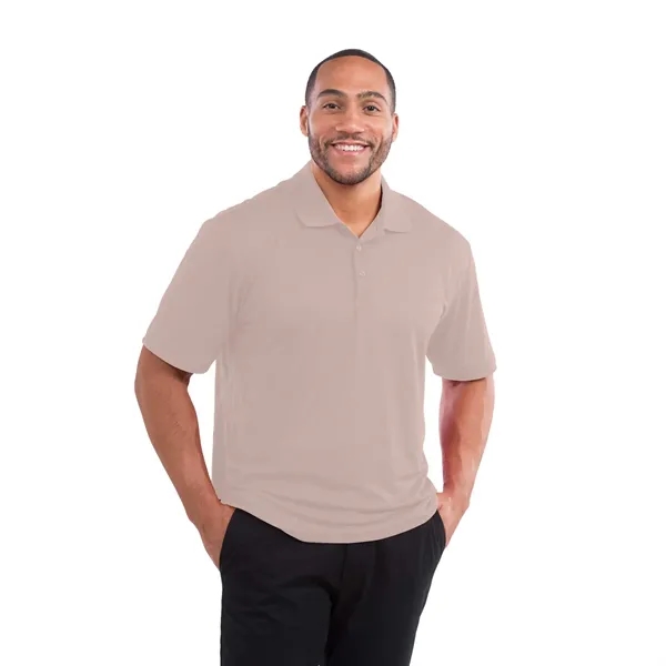 Men's short sleeve polo shirt with moisture wicking fabric.... from ASI 66887 PCNA / Trimark