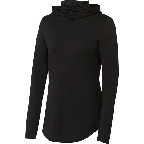 XS-2XL women's hoody with a built-in gaiter... from ASI 66887 PCNA / Trimark