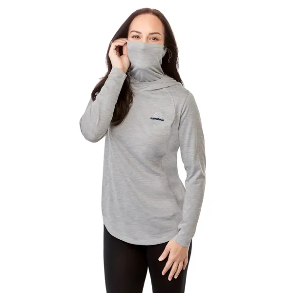 XS-2XL women's hoody with a built-in gaiter... from ASI 66887 PCNA / Trimark