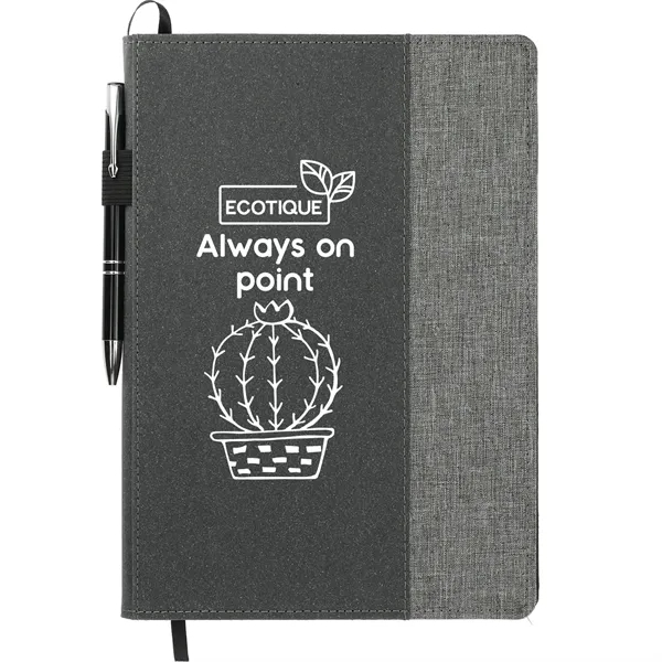 7" x 10" refillable journal with recycled leather cover and 80... from ASI 66887 PCNA / Leeds