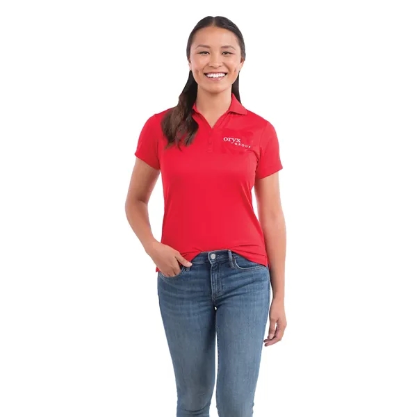 Women's short sleeve polo with moisture wicking technology.... from ASI 66887 PCNA / Trimark