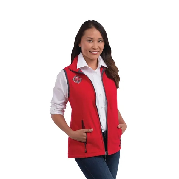 Women's vest made with 100% polyester anti-pill microfleece.... from ASI 66887 PCNA / Trimark