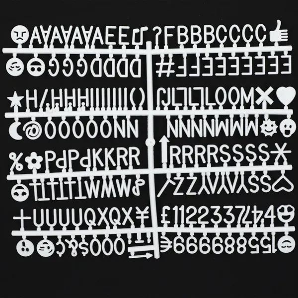 Felt Board with Letters... from ASI 66887 PCNA / Bullet