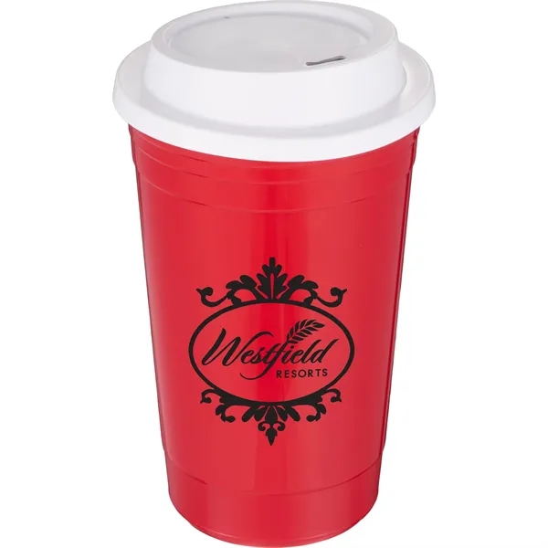 The Traveler Insulated Cup 16 oz. w/ Lid... from ASI 66887 PCNA / Bullet