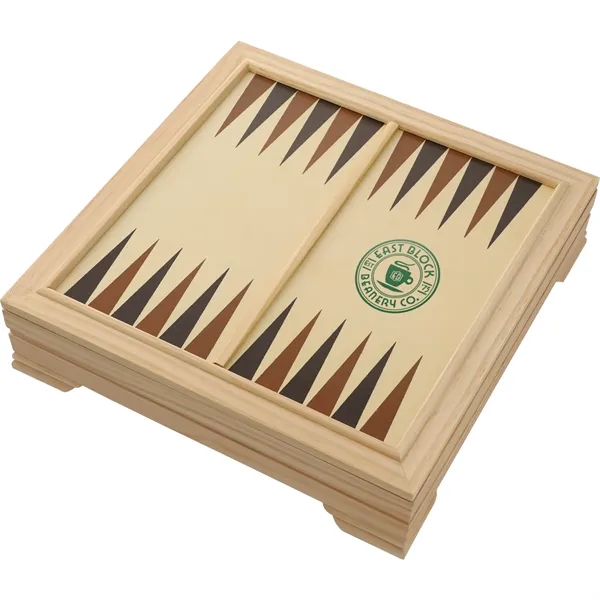 7-in-1 desktop game set with pieces for checkers, chess, backgammon, dominoes,... from ASI 66887 PCNA / Leed’s