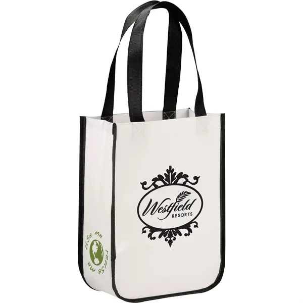 4.5" x 12" x 9" gloss laminated non-woven tote bag with... from ASI 66887 PCNA / Bullet