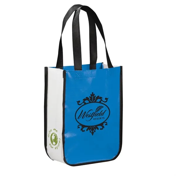 4.5" x 12" x 9" gloss laminated non-woven tote bag with... from ASI 66887 PCNA / Bullet