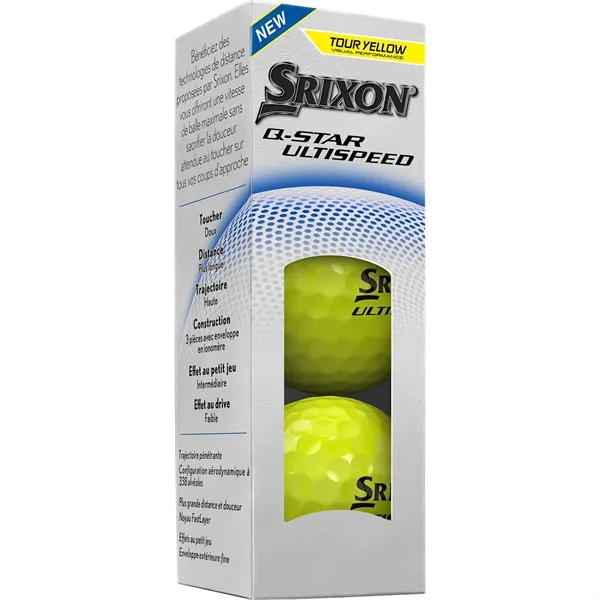Srixon Q-STAR ULTISPEED Golf Balls - 3 Pack... from ASI 66887 PCNA / Leeds