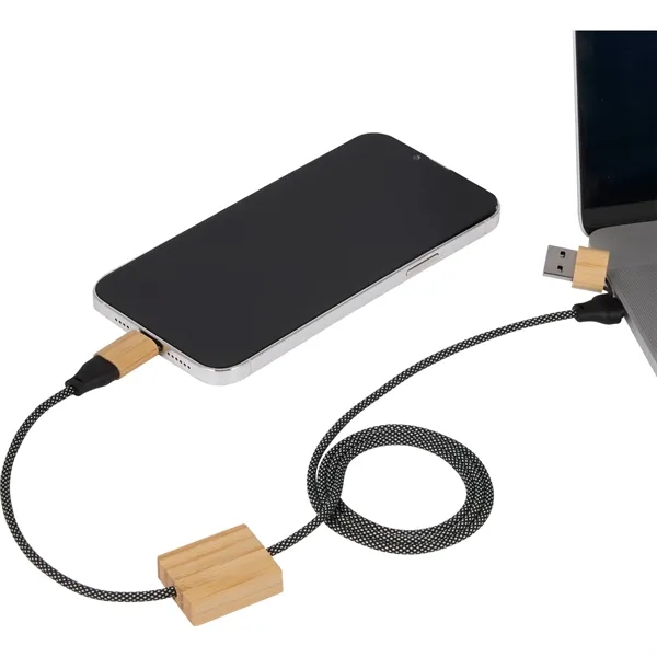 FSC® 100% Bamboo 5-in-1 100W Laptop Charging Cable... from ASI 66887 PCNA / Leeds