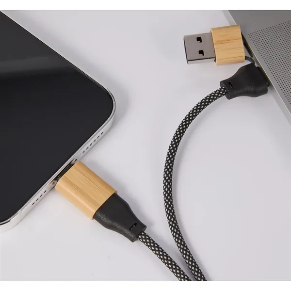 FSC® 100% Bamboo 5-in-1 100W Laptop Charging Cable... from ASI 66887 PCNA / Leeds