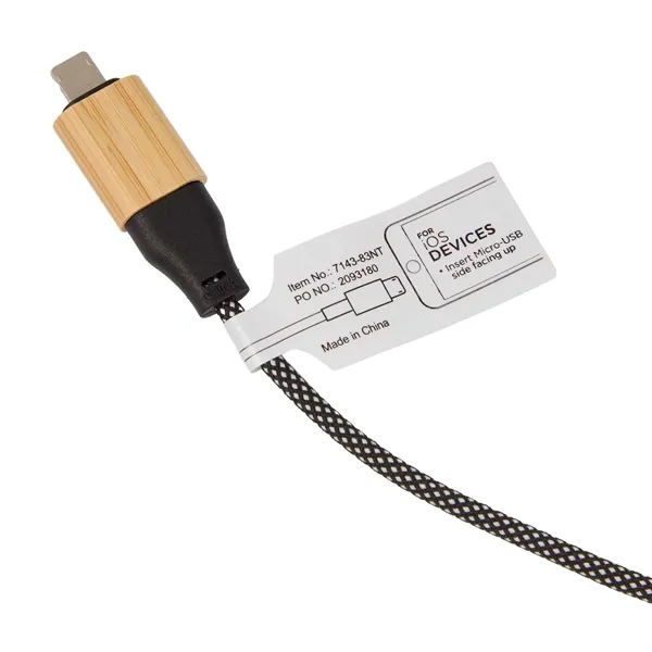 FSC® 100% Bamboo 5-in-1 100W Laptop Charging Cable... from ASI 66887 PCNA / Leeds