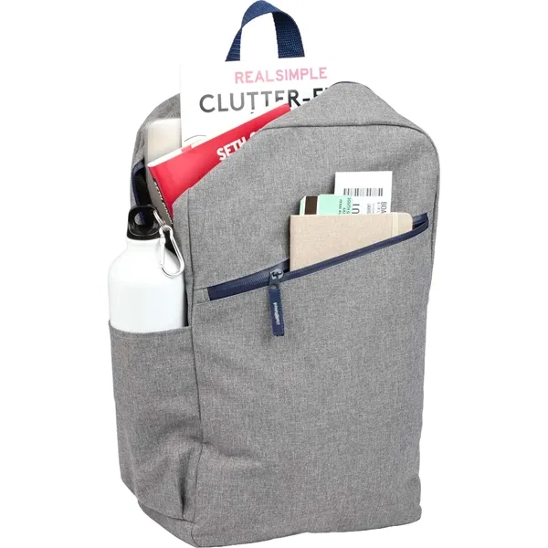 Angle Recycled 15" Laptop Backpack... from ASI 66887 PCNA / Leeds