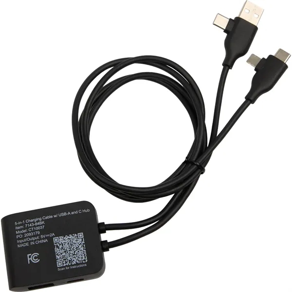 5-IN-1 Charging Cable with USB-A/C Hub... from ASI 66887 PCNA / Leeds