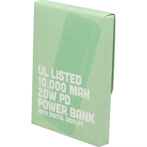 UL Listed 10000 mAh 20W Digital Display PowerBank... from ASI 66887 PCNA / Leeds