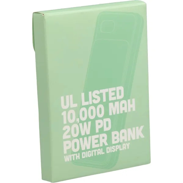 UL Listed 10000 mAh 20W Digital Display PowerBank... from ASI 66887 PCNA / Leeds