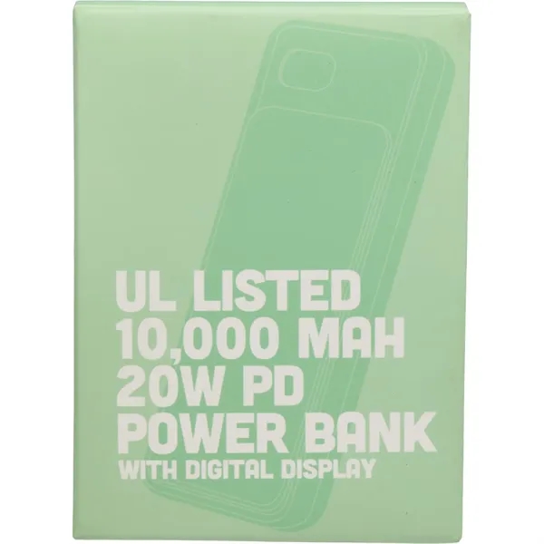 UL Listed 10000 mAh 20W Digital Display PowerBank... from ASI 66887 PCNA / Leeds