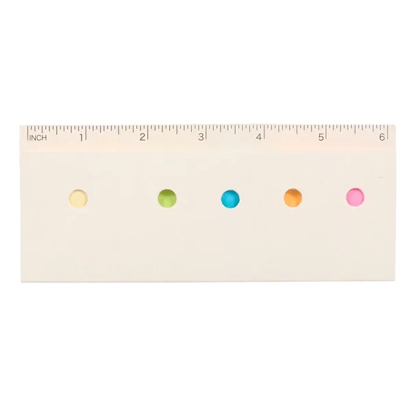 Recycled Milk Carton Sticky Notes & Ruler Pad... from ASI 66887 PCNA / Bullet