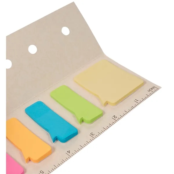 Recycled Milk Carton Sticky Notes & Ruler Pad... from ASI 66887 PCNA / Bullet
